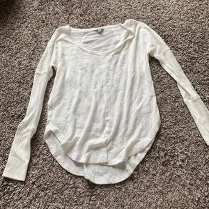 lucky brand long sleeve, waffle material